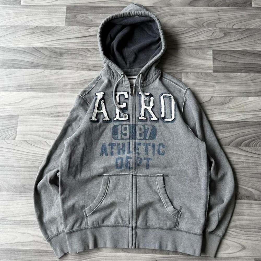 Aeropostale 1987 Athletic Dept Zip Up Hoodie